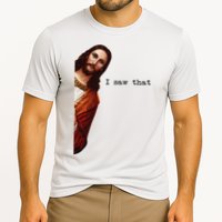 I Saw That Funny Jesus Christian Cooling Performance Crew T-Shirt