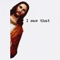 I Saw That Funny Jesus Christian Cooling Performance Crew T-Shirt