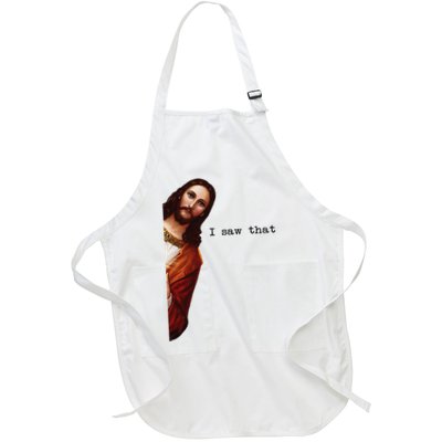 I Saw That Funny Jesus Christian Apron