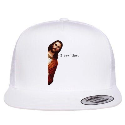 I Saw That Funny Jesus Christian Flatbill Hat