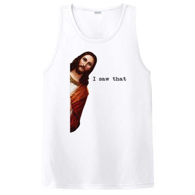 I Saw That Funny Jesus Christian PosiCharge Competitor Tank