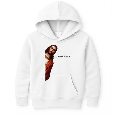 I Saw That Funny Jesus Christian Kids Hoodie