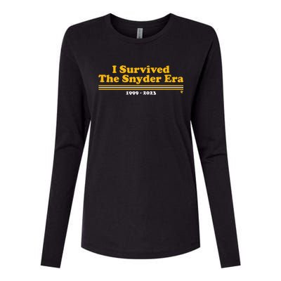 I Survived The Snyder Era Womens Cotton Relaxed Long Sleeve T-Shirt