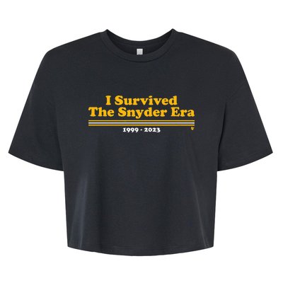 I Survived The Snyder Era Bella+Canvas Jersey Crop Tee