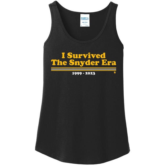 I Survived The Snyder Era Ladies Essential Tank