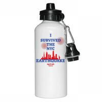 I Survived The Nyc Earthquake 2024 Aluminum Water Bottle