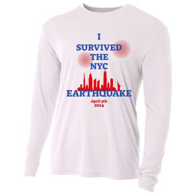 I Survived The Nyc Earthquake 2024 Cooling Performance Long Sleeve Crew