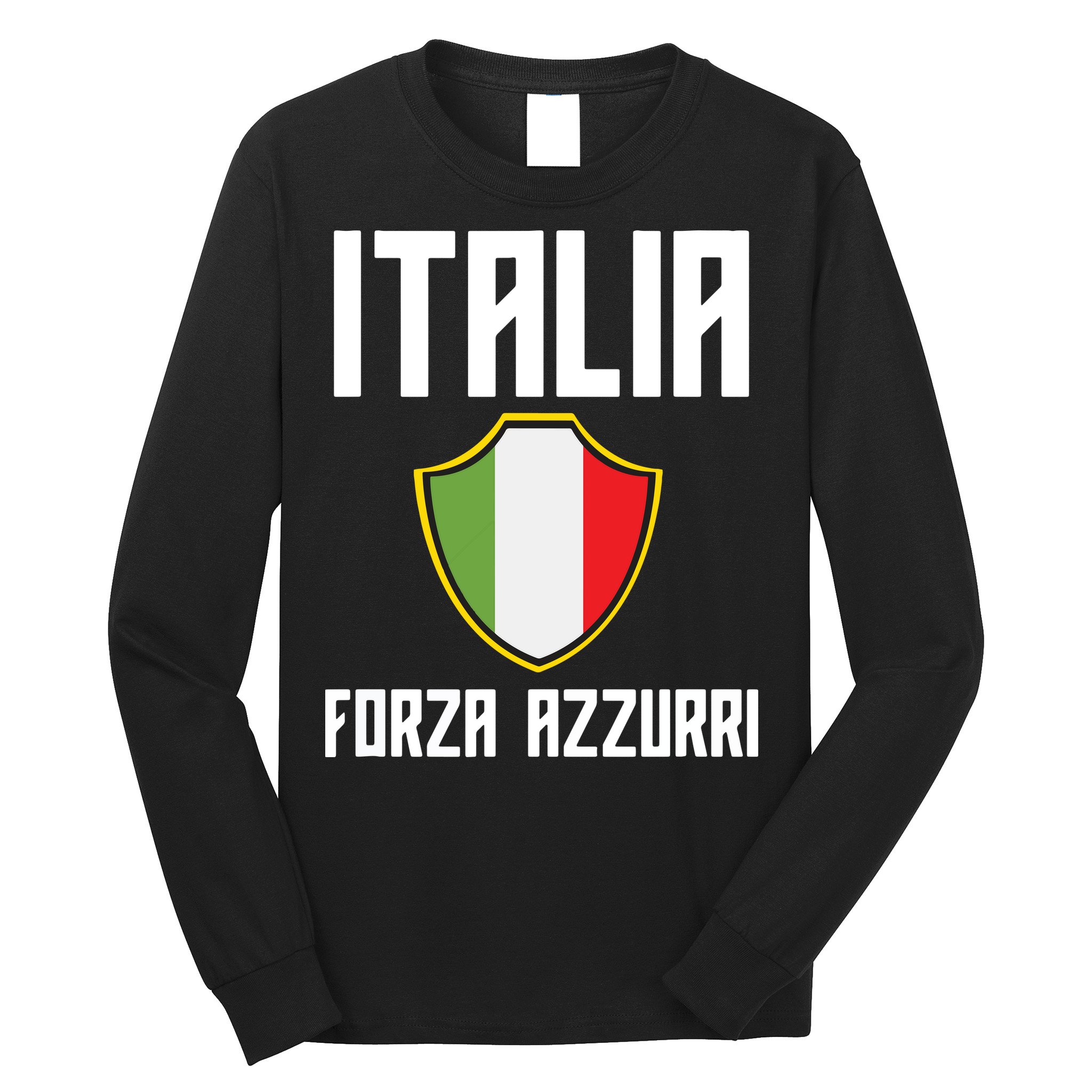 Italy Soccer Team Italia Long Sleeve Shirt