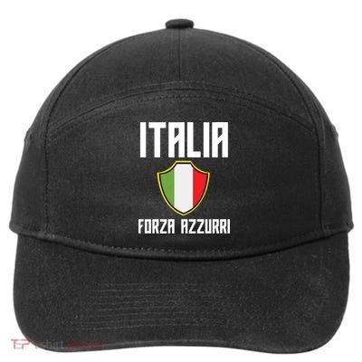 Italy Soccer Team Italia 7-Panel Snapback Hat
