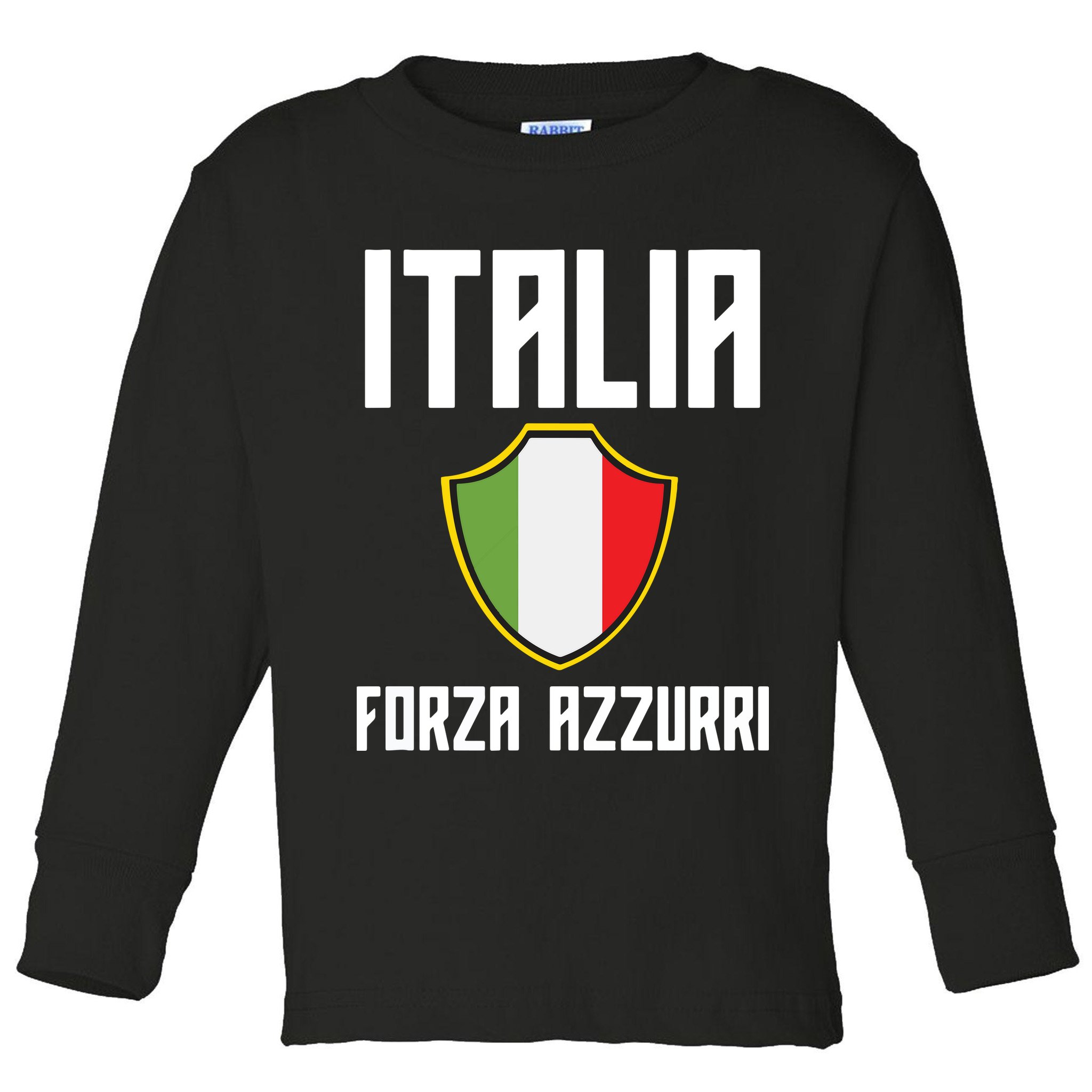 Italy Soccer Team Italia Toddler Long Sleeve Shirt