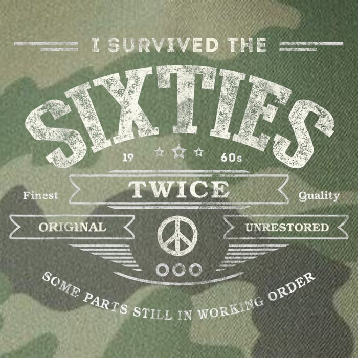 I Survived The Sixties Twice Built In 60s 60th Birthday Legacy Tie Dye Trucker Hat