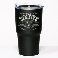 I Survived The Sixties Twice Built In 60s 60th Birthday Tumbler