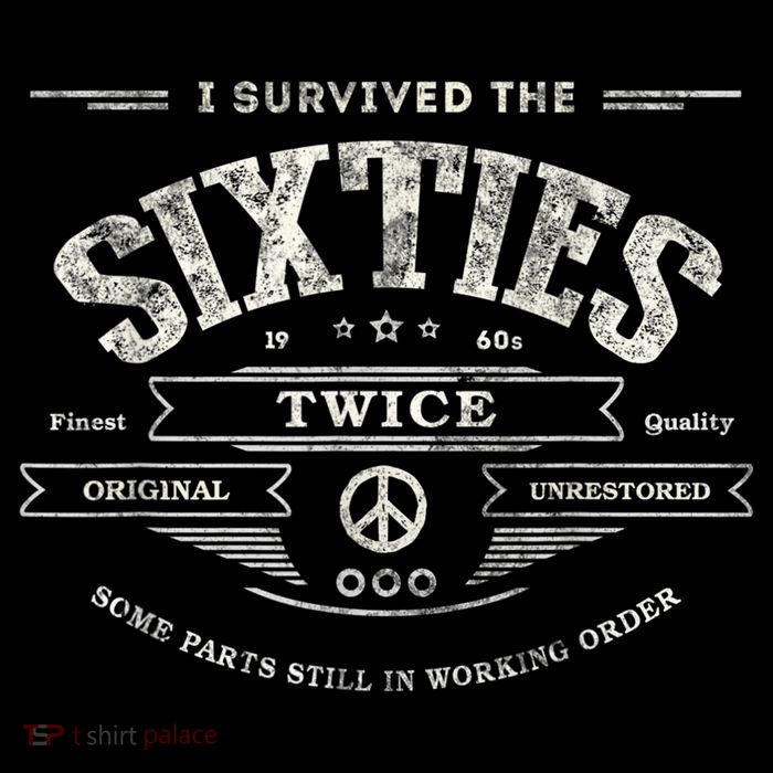 I Survived The Sixties Twice Built In 60s 60th Birthday Wool Snapback Cap