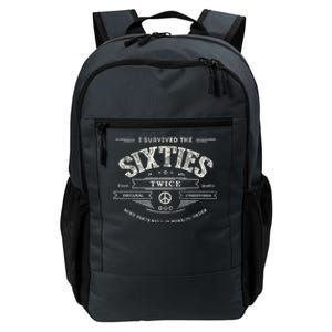 I Survived The Sixties Twice Built In 60s 60th Birthday Daily Commute Backpack