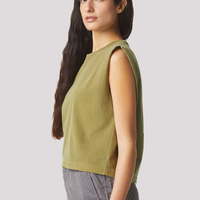 I Survived The Sixties Twice Built In 60s 60th Birthday Garment-Dyed Women's Muscle Tee