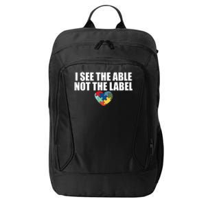 I See The ABLE Not The LABEL City Backpack