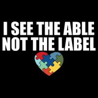 I See The ABLE Not The LABEL Impact Tech Backpack