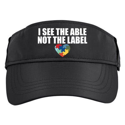 I See The ABLE Not The LABEL Adult Drive Performance Visor
