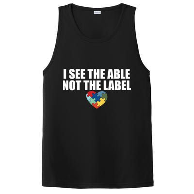 I See The ABLE Not The LABEL PosiCharge Competitor Tank