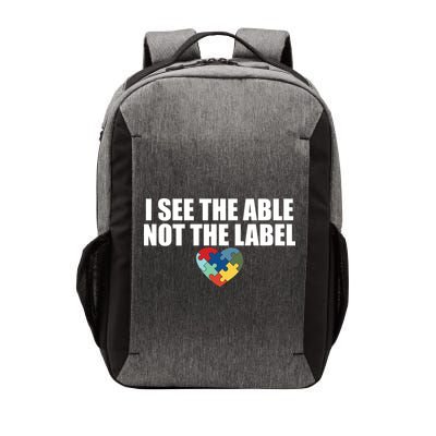 I See The ABLE Not The LABEL Vector Backpack