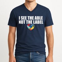 I See The ABLE Not The LABEL V-Neck T-Shirt