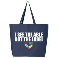 I See The ABLE Not The LABEL 25L Jumbo Tote