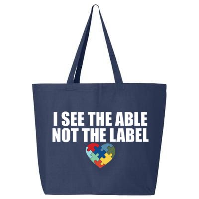 I See The ABLE Not The LABEL 25L Jumbo Tote