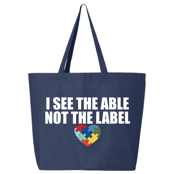 I See The ABLE Not The LABEL 25L Jumbo Tote