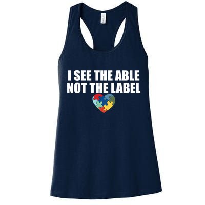 I See The ABLE Not The LABEL Womens Tank Top