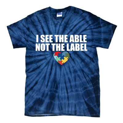 I See The ABLE Not The LABEL Tie-Dye T-Shirt