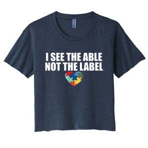 I See The ABLE Not The LABEL Women's Crop Top Tee