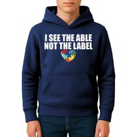 I See The ABLE Not The LABEL Kids Hoodie