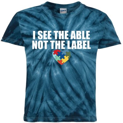 I See The ABLE Not The LABEL Kids Tie-Dye T-Shirt