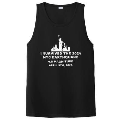 I Survived The 2024 Nyc Earthquake Funny Survived PosiCharge Competitor Tank