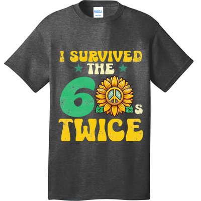 I Survived The 60s Twice Sixties 60s And 70s Year Sunflower T-Shirt