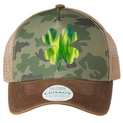 Irish Shamrock Tie Dye Happy St Patrick's Day Go Lucky Gift Legacy Tie Dye Trucker Hat