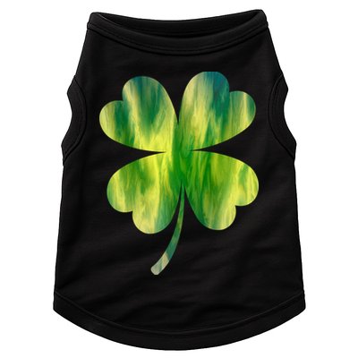 Irish Shamrock Tie Dye Happy St Patrick's Day Go Lucky Gift Doggie Tank