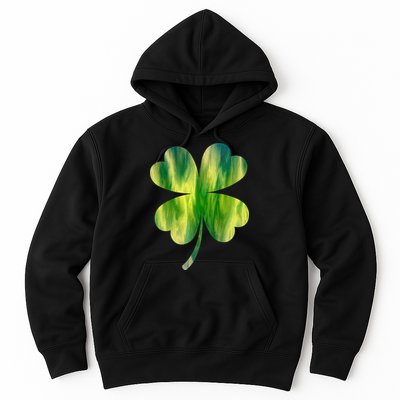 Irish Shamrock Tie Dye Happy St Patrick's Day Go Lucky Gift Hoodie