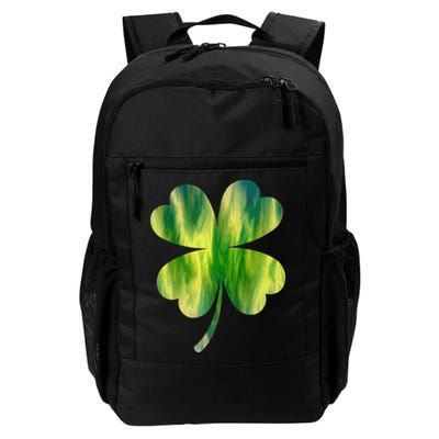 Irish Shamrock Tie Dye Happy St Patrick's Day Go Lucky Gift Backpack