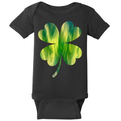 Irish Shamrock Tie Dye Happy St Patrick's Day Go Lucky Gift Baby Bodysuit