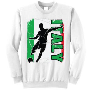 Italy Soccer Team Italian Flag Jersey Football Fans Sweatshirt