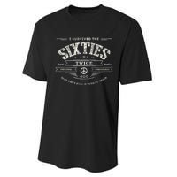 I SURVIVED The SIXTIES TWICE Built In 60s 70th 60th Birthday Performance Sprint T-Shirt