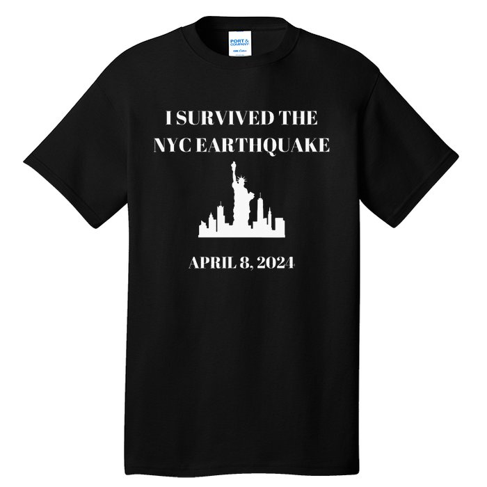 I Survived The Nyc Earthquake Tall T-Shirt