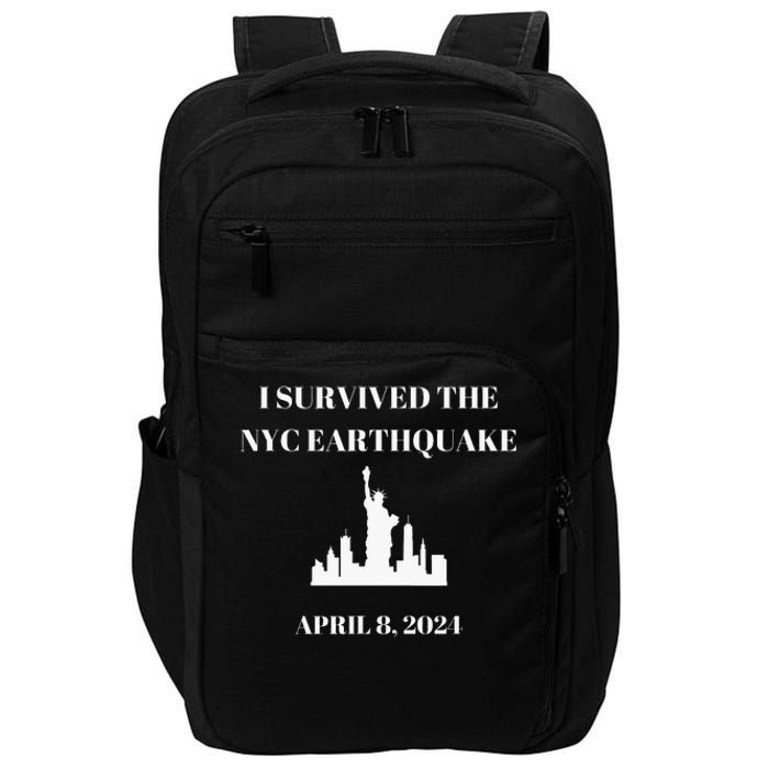 I Survived The Nyc Earthquake Impact Tech Backpack