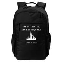 I Survived The Nyc Earthquake Daily Commute Backpack