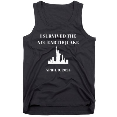 I Survived The Nyc Earthquake Tank Top