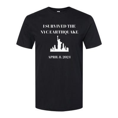 I Survived The Nyc Earthquake Softstyle CVC T-Shirt