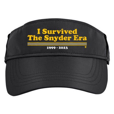 I Survived The Snyder Era Adult Drive Performance Visor