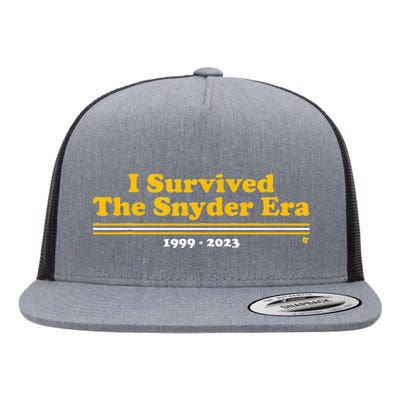 I Survived The Snyder Era Flat Bill Trucker Hat