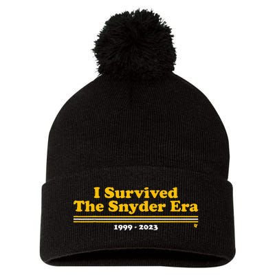 I Survived The Snyder Era Pom Pom 12in Knit Beanie